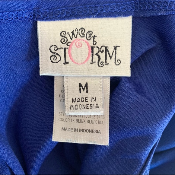 Sweet Storm royal blue dress Size Medium - Picture 5 of 7